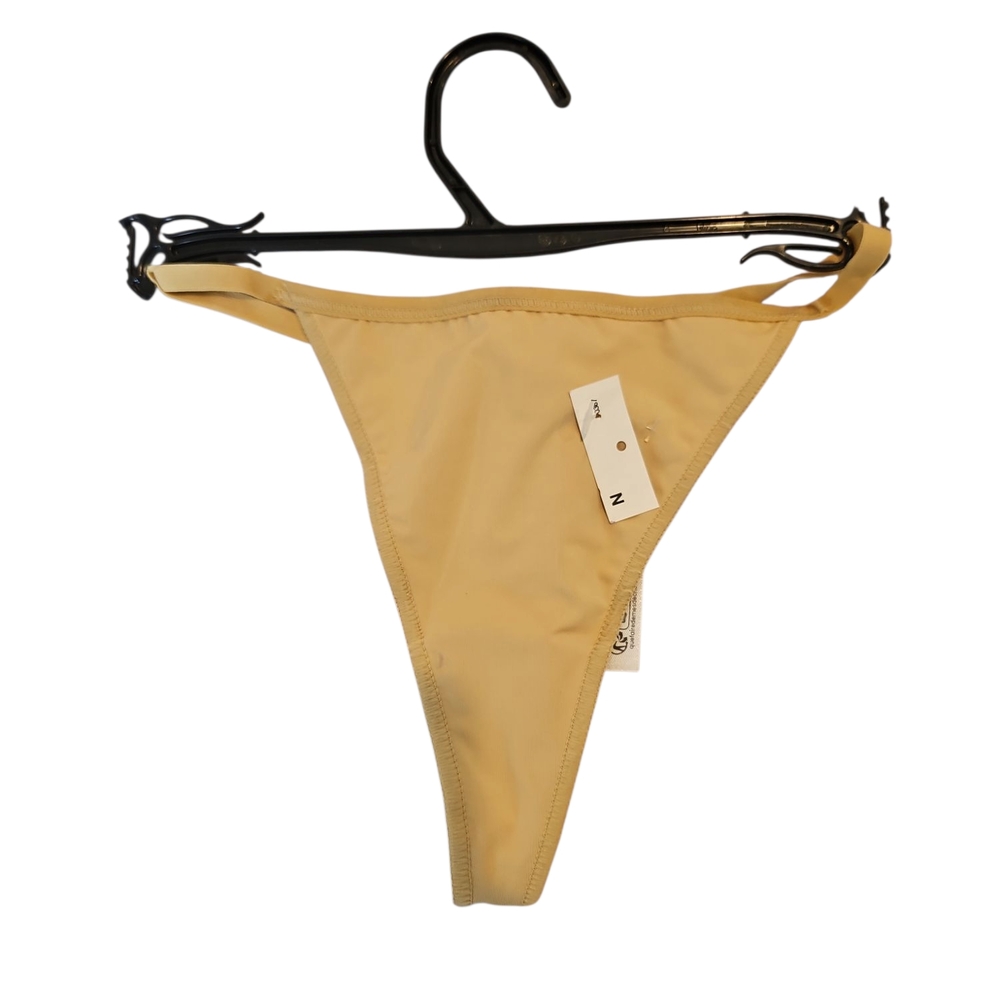 Out From Under UO Beige Micro Fusion G-String  Bottom Pantie Size SP